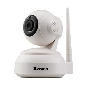 Prise de caméra de sécurité intérieure sans fil panoramique/inclinable WiFi 1080P HD& Audio bidirectionnel ; Vision nocturne