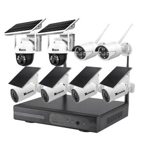 Système sans fil à énergie solaire 8CH 3MP WiFi