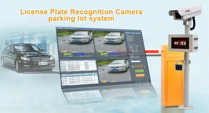 Caméra de reconnaissance de plaque d'immatriculation système de charge de parking – Image 2