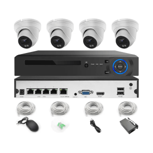 Kit de caméra IP dôme intérieur chaud 4CH