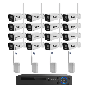 Kit de caméra de sécurité extérieure sans fil WiFi 16 canaux 3MP