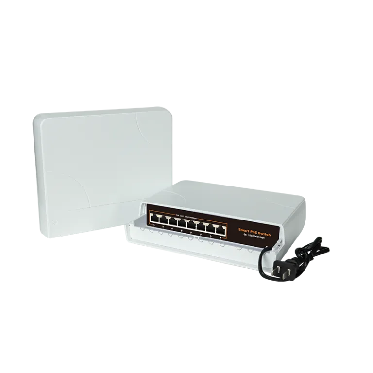 Commutateur POE réseau non géré Ethernet extérieur étanche Gigabit à 8 ports – Image 2