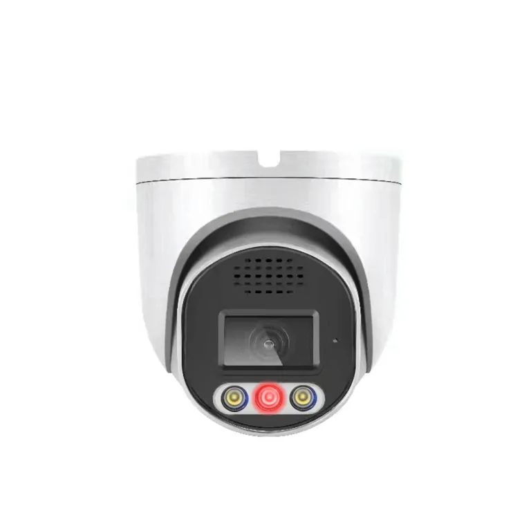 Caméra IP bidirectionnelle Audio 8MP, lampe de poche rouge et bleue, tourelle d'alarme ColorVu POE – Image 7