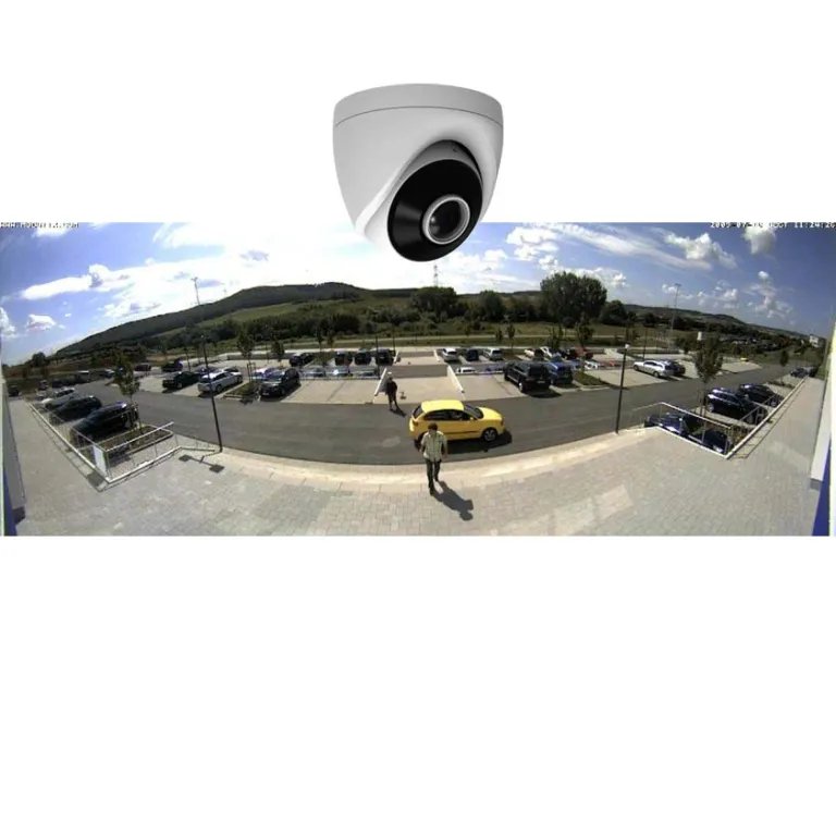 Caméra IP de sécurité à objectif panoramique 180° de style tourelle – Image 3