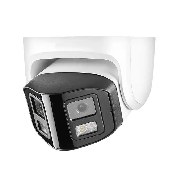 Caméra panoramique à tourelle à montage au plafond AI IP PoE à double objectif FOV 180° – Image 5