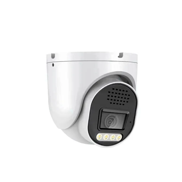 Sécurité extérieure Audio bidirectionnel Intelligent Tourelle de détection de véhicule humain Vision nocturne couleur Caméra IP ColorVu – Image 2