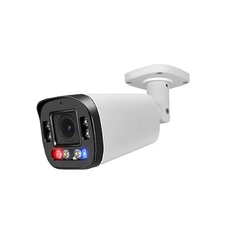 Caméra d'alarme de sécurité IP Bullet CCTV 8MP pour l'extérieur, avec Audio bidirectionnel, lampe de poche rouge et bleue – Image 3