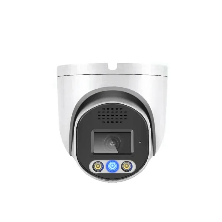 Caméra IP bidirectionnelle Audio 8MP, lampe de poche rouge et bleue, tourelle d'alarme ColorVu POE – Image 5
