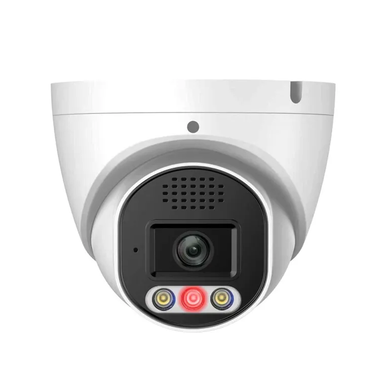 Caméra réseau à tourelle IR à dissuasion active 8MP avec flash rouge et bleu – Image 4