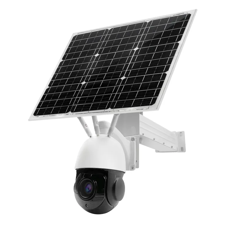 30W panneau solaire 20A batterie 3G 4G carte SIM extérieure PTZ HD 1080P sans fil WIFI caméra de Surveillance de sécurité IP – Image 3