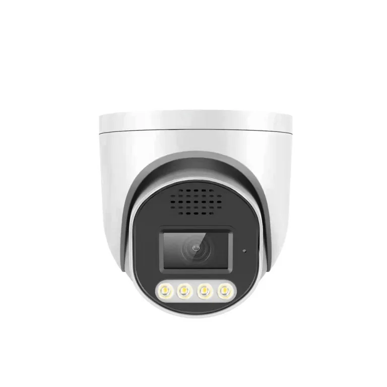 Sécurité extérieure Audio bidirectionnel Intelligent Tourelle de détection de véhicule humain Vision nocturne couleur Caméra IP ColorVu – Image 3