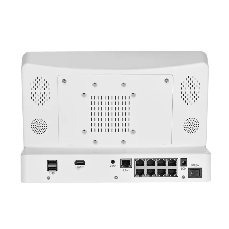 NVR PoE intégré plug and play 8CH 4K H.265 avec moniteur HD – Image 2