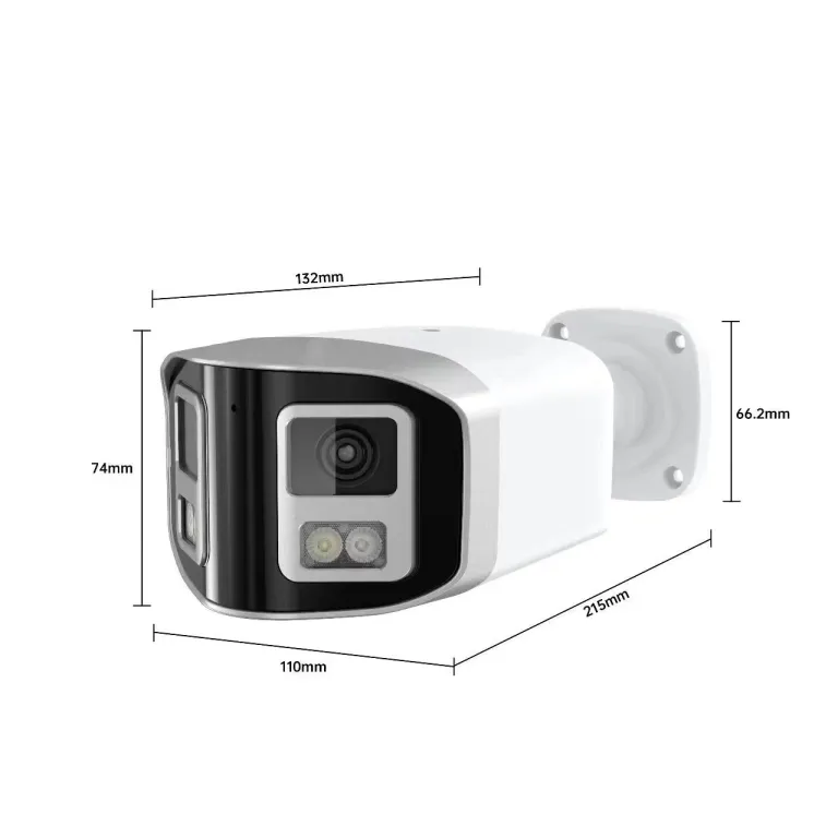 Caméra Bullet Panoramique AI IP PoE à double objectif FOV 180° – Image 7
